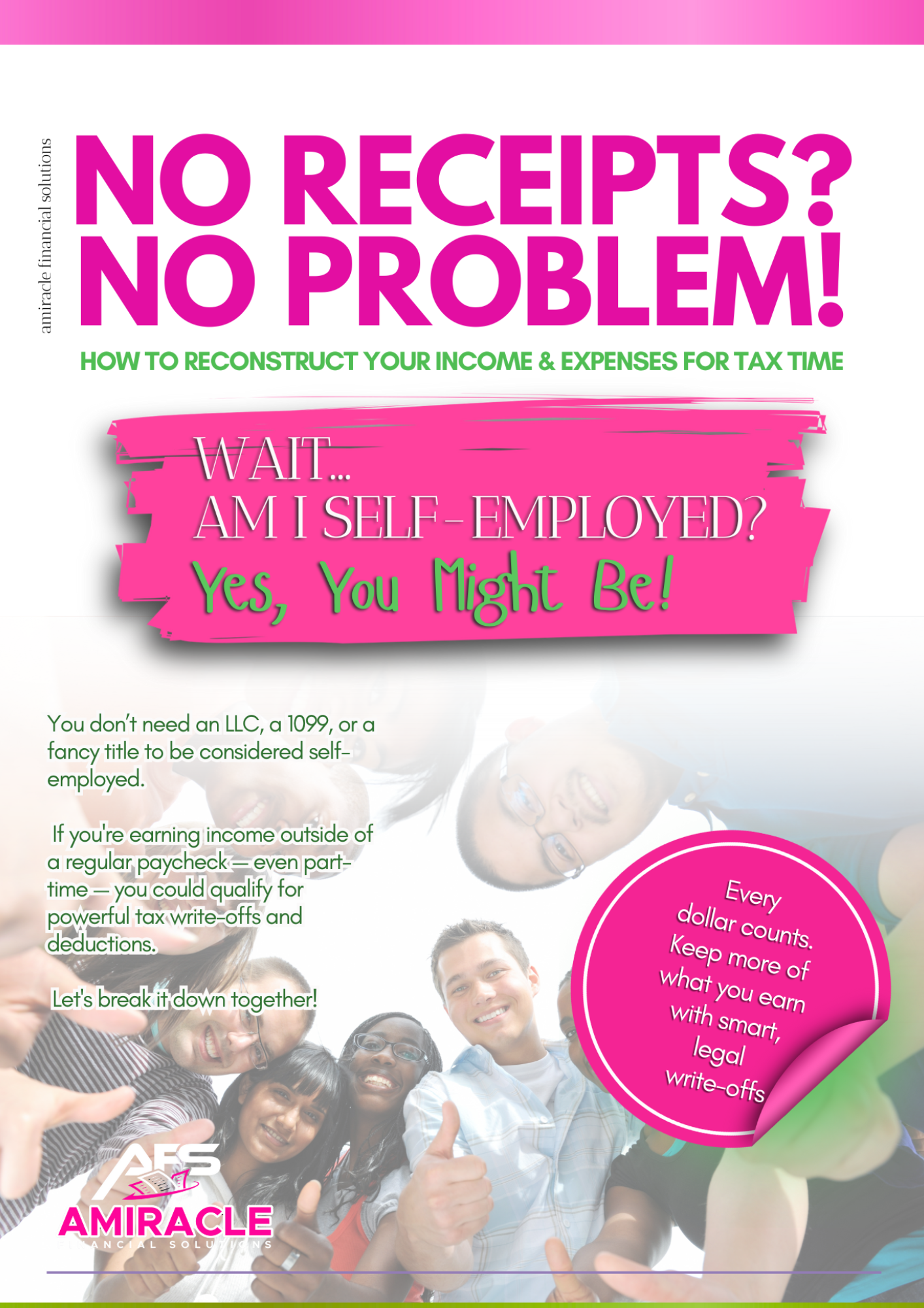 No Receipts? No Problem!